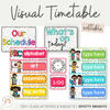 SPOTTY BRIGHTS | VISUAL TIMETABLE | EDITABLE - Miss Jacobs Little Learners