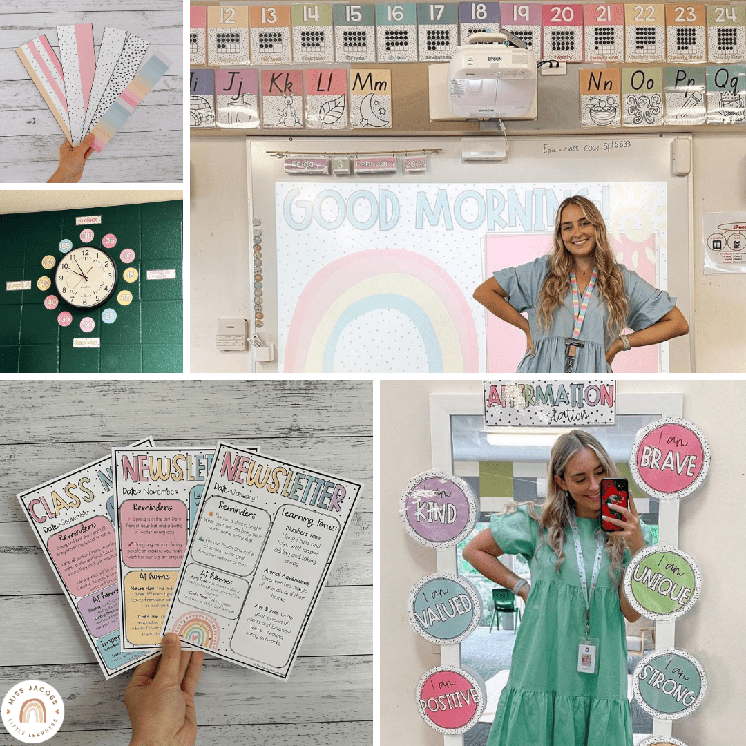 SPOTTY PASTELS CLASSROOM DECOR | BUNDLE - Default Title - Miss Jacobs ...