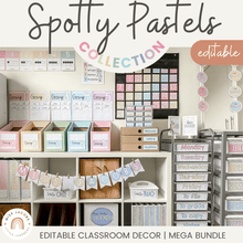  SPOTTY PASTELS CLASSROOM DECOR | BUNDLE - Miss Jacobs Little Learners