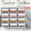 Teacher Toolbox Labels | SIMPLE BOHO - Miss Jacobs Little Learners