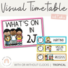Visual Timetable | Editable | Tropical Colour Palette - Miss Jacobs Little Learners