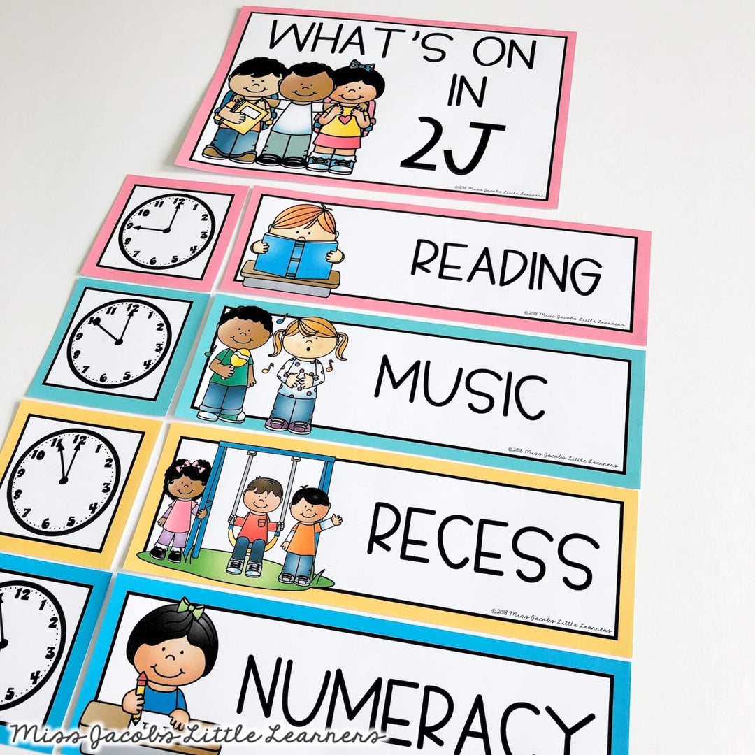 Visual Timetable – Page 3 – Miss Jacobs Little Learners