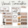 VISUAL TIMETABLE | SPOTTY NEUTRALS | EDITABLE - Miss Jacobs Little Learners