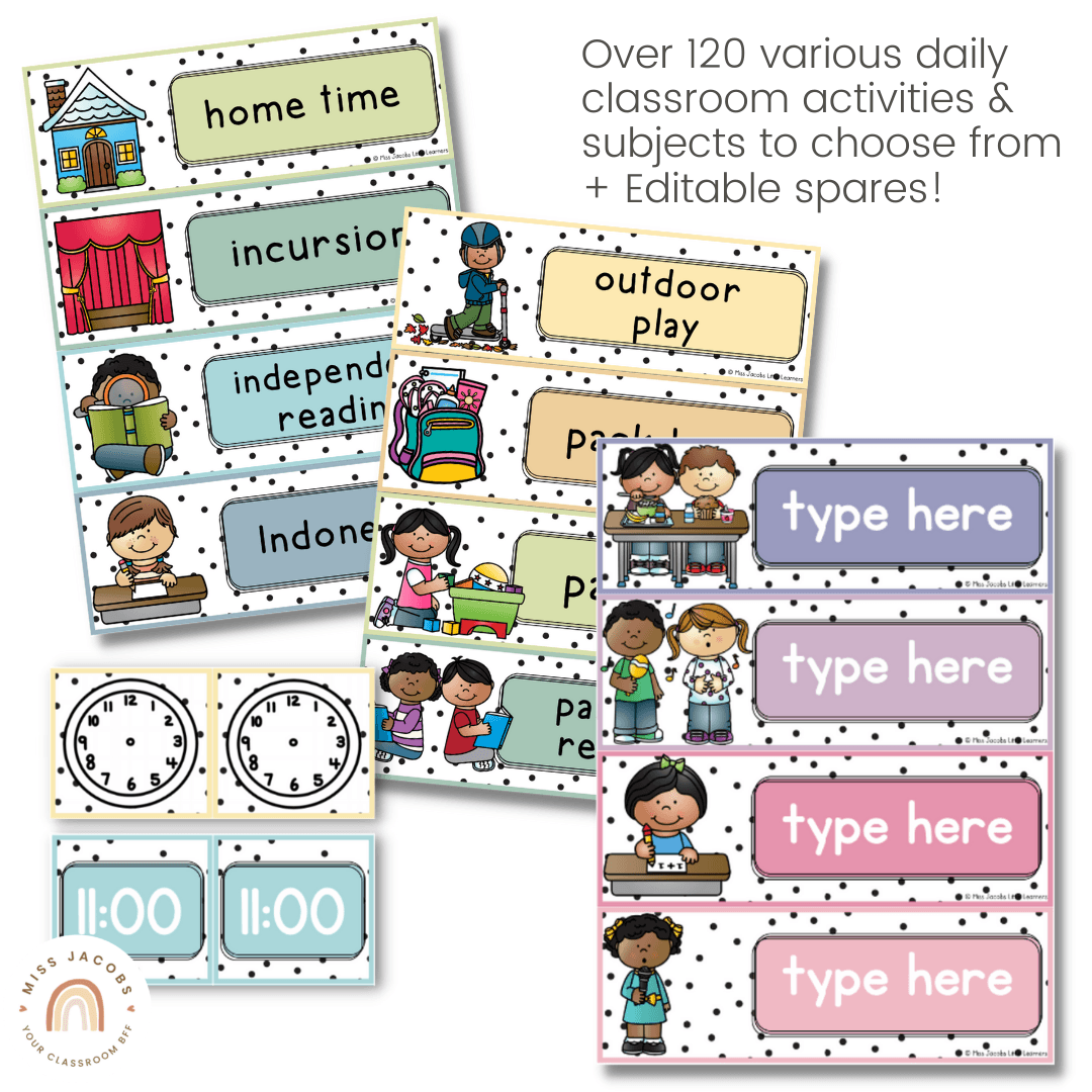 Spotty Pastels Classroom Theme - Miss Jacobs Little Learners Page 2 ...