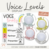 Voice Level Display | MODERN RAINBOW Classroom Decor | Calm Colors Decor - Miss Jacobs Little Learners
