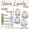 Voice Level Display | SIMPLE BOHO Classroom Decor - Miss Jacobs Little Learners