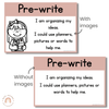 Writing Process Posters | Editable | Neutral Color Palette - Miss Jacobs Little Learners