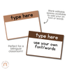 Writing Process Posters | Ombre Neutral English Classroom Decor - Miss Jacobs Little Learners