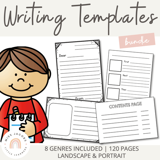 Writing Templates Bundle